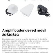 Amplificador de red móvil 2G/3G/4G Diseñado a mejorar la señal de red móvil donde la cobertura es débil o intermitente - Img 57399455