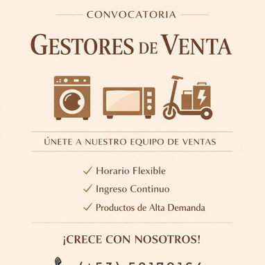 Convocatoria para Gestores de Venta en toda Cuba. Equipo de trabajo confiable. Te esperamos! - Img 125692845
