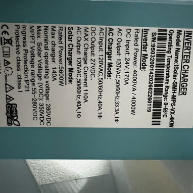 Inversor híbrido 24v,4000w. Paneles 500w. - Img 123476848