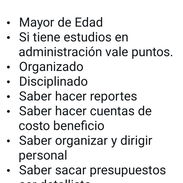 Buscamos JEFE de Mantenimiento -Logistica - Img 55794834