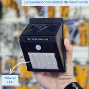 Lampara Solar  con sensor de movimiento - Img 55428702