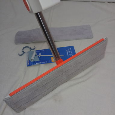 Fregona de Microfibra Plegable para Pisos de Madera y Mármol, Mopa Plana Plegable para Limpieza de Vidrio VPT# - Img 127630375