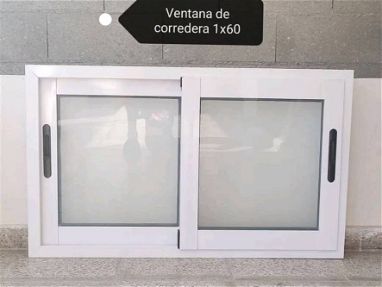 Ventanas de aluminio originales con cristales y ventanas Galvanizadas pintadas en blanco con mensajería incluida, - Img 64932301