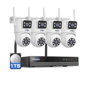 Sistema de Cámaras de Seguridad Hiseeu WiFi Pro 5G/2.4G - Cámaras Dual Lens PTZ 360° - Img 56623320
