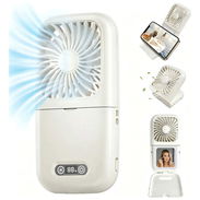 VENTILADOR DE MANO PORTÁTIL RECARGABLE 2 EN 1 - Img 57114332
