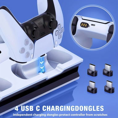🎮🔥 Base Multifuncional para PS5 – ¡Organiza, enfría y carga como un pro! 💨🔌 - Img 99702925