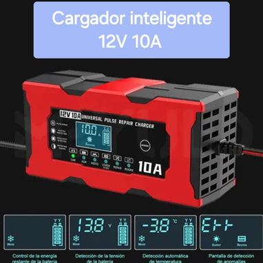 Cargador inteligente 12V 10A New,  licras campanas, maquina de afeitar y pelar,  Combedi (complejo B1, B6, B12) inyectab - 4/7