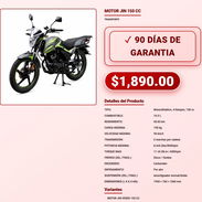 Moto Jin 150 cc Carburador Eficiente Enfriamiento por Aire VPT-0208 - Img 57975127