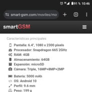 Vendo Motorola G Power como nuevo 0 detalle especificaciones en foto - Img 45412147