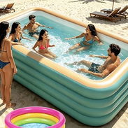 PISCINA DE PVC GRUESO PARA LA FAMILIA medidas 300cm x 170cm x 68cm - Img 57537594