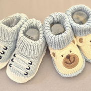 Conjunto de monito y zapatos ( 0- 3 meses) - Img 58372235
