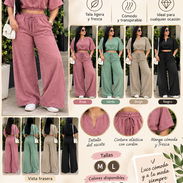 Conjunto pantaloneta +más blusa tope mangas - Img 57569265