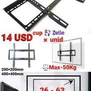 SOPORTE UNIVERSAL FIJO Para TV 26-63" | Max 50Kg - $14 (Envío Gratis) 🚚 #Soporte #Base #Colgador #Sujetador #TV #Tele - Img 54212173