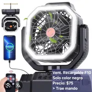 Ventilador recargable F10 - Img 56357295