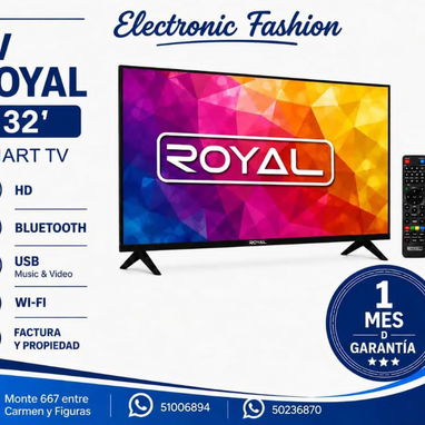 Smart TV Royal 32" 43" 50" / televisor inteligente con garantía. - 3/3