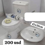Juegos de taza, tanque y erraje. Juegos de baño completo con lavamano y pedestal. Con domicilio por costo adicional. Int - Img 57123890