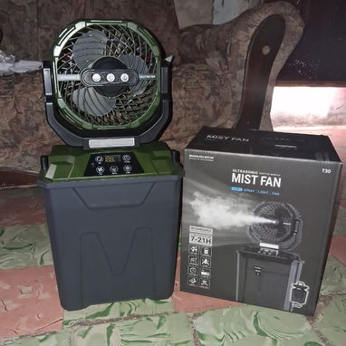 Ventilador recargable T30 nebulizador - Img 126745762