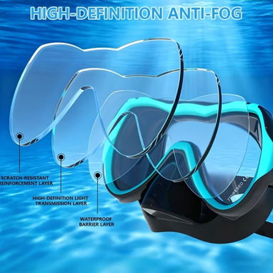 Set de buceo compuesto de careta y snorkel - Img 121892793