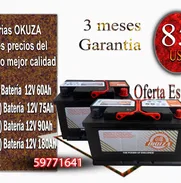 Batería OKUZA japonesa 60, 75 y 90 Ah los mejores precios, mejor calidad, 3 meses de garantía. Energía confiable - Img 50818333