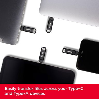 SanDisk Ultra Dual Drive Go 512GB USB Tipo-C y USB-A | Memoria Flash 2 en 1 para Smartphone, PC y Mac | Alta Velocidad + - Img 113099716