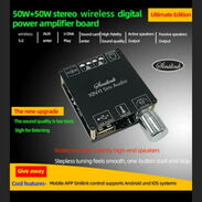 Amplificador Bluetooth Esteteo 50w x 2 Nuevo en Caja / Entrada USB /Sonido Nitido y Potente - Img 45558667