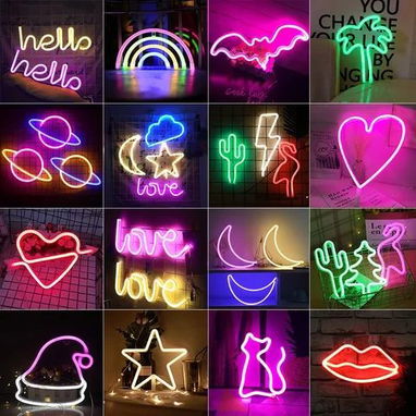 ✨Luces de neón.✨ Lo mejor para decorar tu hogar o negocio💕Sorprende a tu pareja con una decoración romántica este 14‼️ - Img 113591596