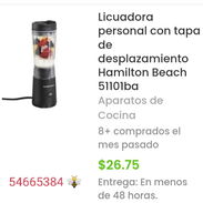 Licuadora personal Hamilton Beach - Img 57062760