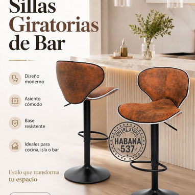 Sillas giratorias ajustables - 2/3