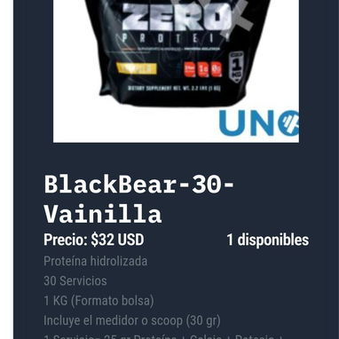 BlackBear 30 Galleta, Vainilla, Fresa - Img 122130160