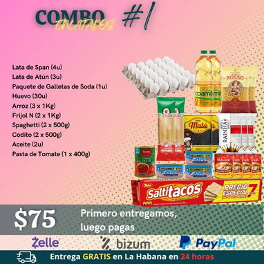 Combos de Comida disponibles para toda la Habana, no cobramos por adelantado - 4/10