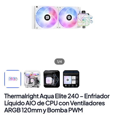 sistemas de refrigeración y ventiladores con iluminación ARGB/RGB y control inteligente PWM - 5/10