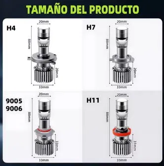 La pareja de Bombillos Lupa para autos y motos-53438836 - Img 88548101
