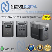!!💻!! Estación de energía ECOFLOW DELTA 2, 1024Wh Batería LiFePO4 (LFP), 1800W !!💻!! - Img 53079918