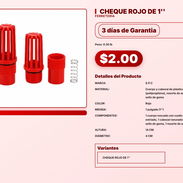 CHEQUE ROJO DE 1'' . - Img 57556299