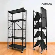 Estante plegable de metal con ruedas (gu) - Img 57427829