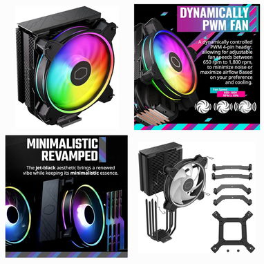 Disipador de Torre Cooler Master Hyper 212 Spectrum V3 ARGB en 45 usd con mensajería libre de costo - Img 115366963