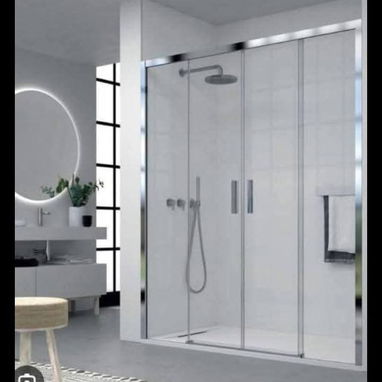Llegaron las mamparas de bañopaño fijo y cabinas de baño tenemos SERVICIO activo de montaje tambien - 3/10