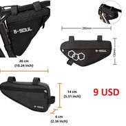 H62 Vendo bolsos para bicicletas para el cuadro y para debajo del asiento - Img 56669950