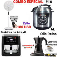 Ventilador recargable, olla, freidora de aire y cafetera eléctrica - Img 55126564