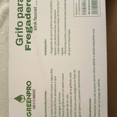 Grifo para Fregadero GREENPRO Negro Mate (cv) - Img 122738824