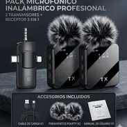 Nuevo set de micrófonos inalámbricos d solapa. más tiempo, alcance y más calidad de sonido - Img 54826349