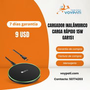 Cargador Inalámbrico Carga Rápido 15W GAR151 - Img 55941405