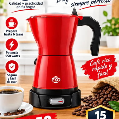 CAFETERA ELÉCTRICA EKO DE 6 TAZAS - 2/2