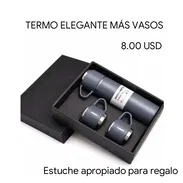TELMO ELEGANTE MAS VASOS Caja apropiada para regalo - Img 55849888