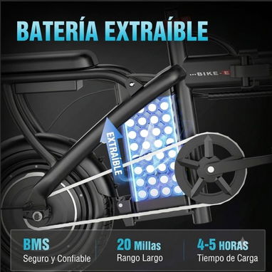 Bicicleta electrica plegable modelo F9-1 - Img 126201893