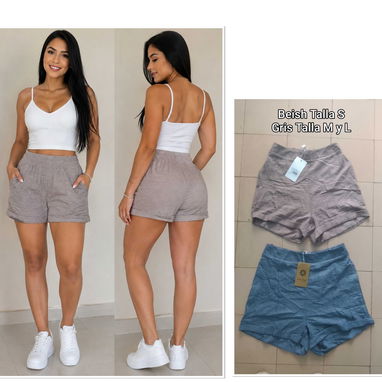Shorts de hilo de vestir tallas en las fotos según color - 2/2