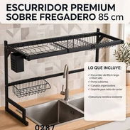 Escurridor metálico Premium doble (2 tinas) - Img 57682037