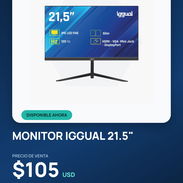 Monitor Iggual 21.5 y LG 24G411A-B Monitor 24" FHD IPS 144Hz 1ms Slim - Img 57303745