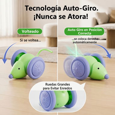 Ratón Interactivo Para mascotas / Carga usb-C - 4/4