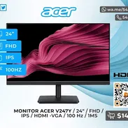 📢 24 PULGADAS 📢 MONITOR ACER IPS FHD 24" HDMI-VGA. NUEVOS Y SELLADOS EN CAJA. TLF 54833699 - Img 50821341